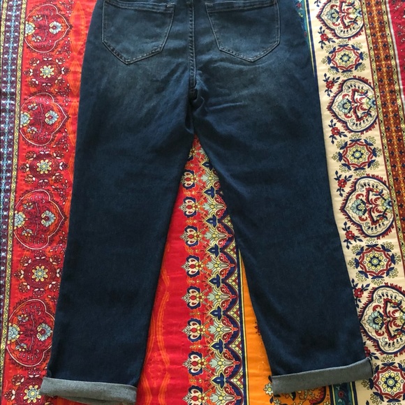 NICOLE MILLER 'NY' BOYFRIEND JEANS.WAIST-TIE,SOFT,LIGHTWEIGHT, LOUNGE DENIM.NWT! - Picture 3 of 8